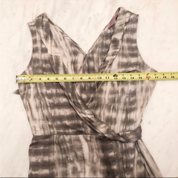 Calypso St. Barth Tie Dye Linen Wrap Dress - Picture 5 of 7
